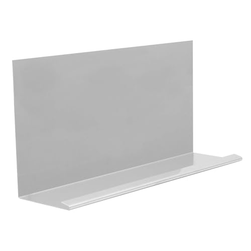 INEFA Winkelblech Dach mit Wasserfalz aus Aluminium 200cm, Silber, Alublech für Dachentwässerung, hoher Kantenschutz, Made in Germany