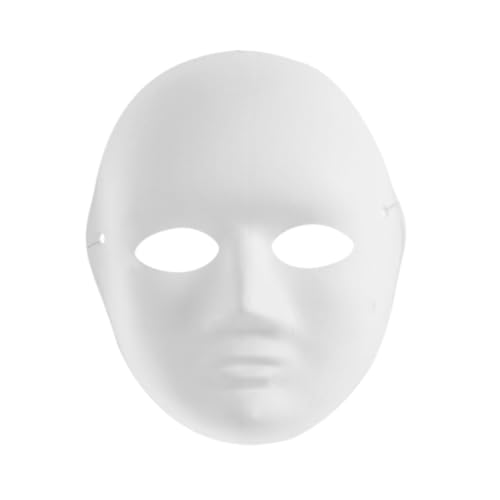 VICASKY Blank DIY Painting Mask for Pulp White Mask Comfortable Fit for Arts Crafts for Easter and Masquerade Ergonomic Design for Easy Coloring