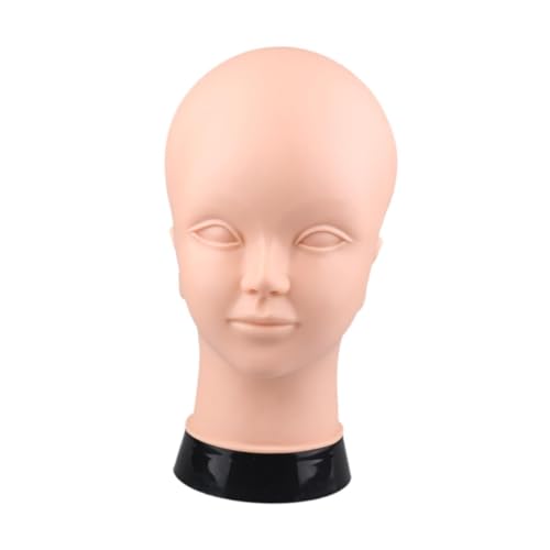 Cabeza de maniquí de maquillaje multifuncional con soporte estable 2