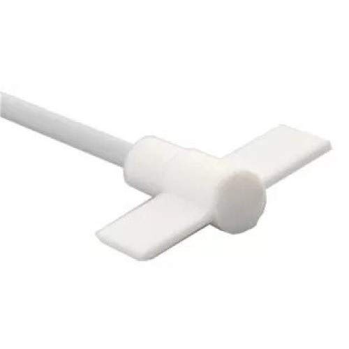 Agitateur droit en PTFE long de 35 cm ideal pour flacons a col etroit