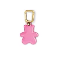 Charm Cane Palloncino Per Smartphone - Con Moschettone Oro, Materiale Effetto Pelle - Colore Rosa - Foto 4