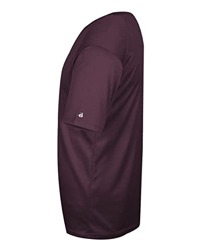 Badger Sports B-Core V-Neck Tee Maroon 2X-Large