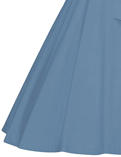 Image of GownTown Womens Dresses 1950s Vintage Swing Stretchy Dresses with Pockets