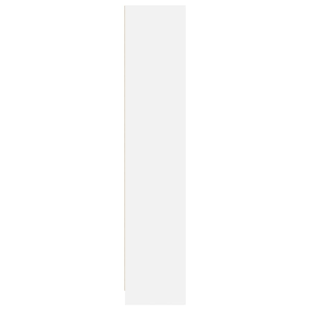 Generisch Bücherregal Weiß 57x28,5x107,5 cm Holzwerkstoff,Möbel,Regalsysteme,Bücherregale Bücherschränke-848003