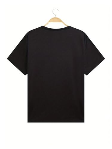 Men's Cartoon Bear Graphic Tee Shirts Short Sleeve Crew Neck Cool T-Shirt Tops2