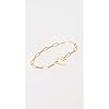 gorjana Women's Parker Paperclip Link Chain Bracelet, 18k Gold Plated, Signature Clasp