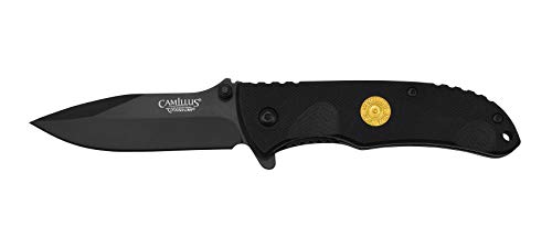 Camillus Centerfire Cuchillo Plegable, Unisex-Adult, Negro