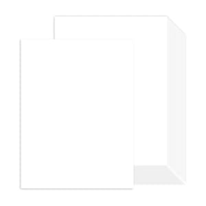 100 Sheets White Cardstock 8.5 x 11...