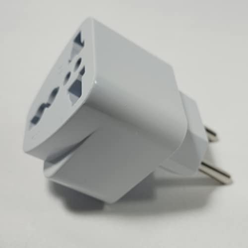 Adaptador Universal UK US UE AU para 2 Pinos Redondos Brasil 10A