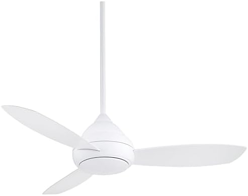 MINKA-AIRE F476L-WH Concept I 52" 3-Blade LED Ceiling Fan in White Finish with White Blades with White Opal Glass