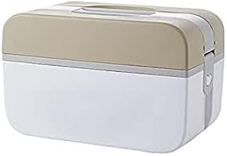 botiquín de primeros auxilios， Caja de medicina familiar, caja de primeros auxilios familiar, contenedor de medicina casera multicapa portátil for oficina, caja de almacenamiento médico for el hogar,