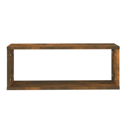 Étagère murale cube bois pour salon et bureau chic moderne - 6