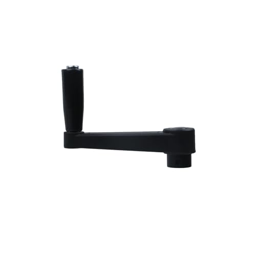 Image of 5-Inch Length Nylon Crank Handle Foldable Swivel Rocker Handle for Industrial Machine Tools or Other Equipments, Hole Diameter 12mm