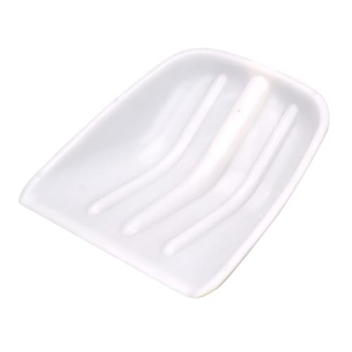 Happyyami Snow Shovel Head Shovel Handle Replacement Snow Cleaning Shovel Garden Car Tool Detachable Ice Scraper Root Shovel Home Tools Household Ice Scraper Grain Shovel Large Plastic White