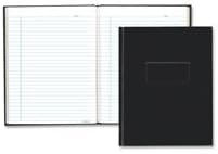 Blueline Business Notebooks Black 9.25x7.25 192 Sht Ruled A9 Pack Of 5