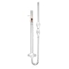 1PC Glass Capillary Viscometer, 1833 kinematic viscometer, Downstream Flat viscometer, Overall Length Between 260 and 270 mm