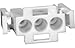 TE CONNECTIVITY / AMP 350766-1 PLUG & SOCKET HOUSING, PLUG, 3POS, 6.35MM (50 pieces)