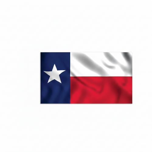Image of Mossy Oak Graphics Texas State Flag Pattern - 11 inch x 4.75 inch Vinyl Sheet - Auto Emblem Skin, Easy to Install Vinyl Wrap, Fits Any Auto Emblem on Trucks, Cars, or SUVs