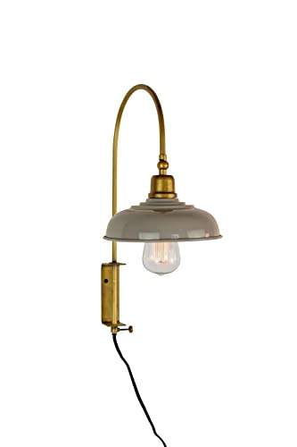 Image of KALALOU NDE1424 Wall Light with Grey Shade