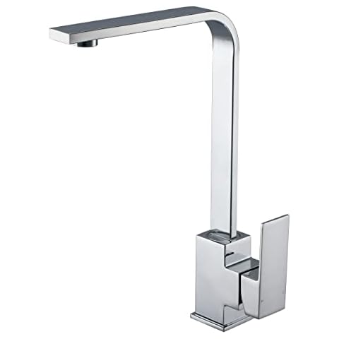 Peppermint Square Kitchen Tap with Chrome Finish Cover