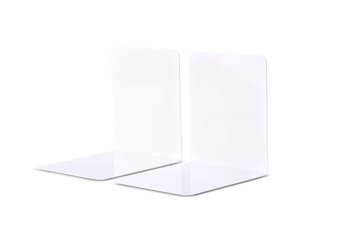 MAUL Buchstütze aus Metall (2er Pack) 14x12x14cm | Bücherhalter,...