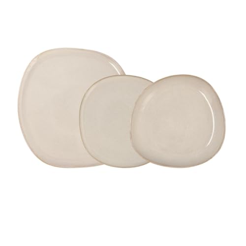 Bidasoa Ikonic Vajilla Cerámica Irregular Blanco Apto Microondas