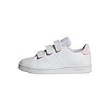 アディダス スニーカー キッズ アドバンコート コンフォート C 男の子 女の子 17～21.5cm ユニセックス子供 LKK20 フットウェアホワイト/フットウェアホワイト/クリアピンク (IG4256) 18.0 cm