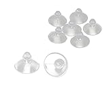 LXM Rubber Anti-Collision Table Desk Glass Sucker Hanger Pads Suction Cups 30mm Dia (30mm)