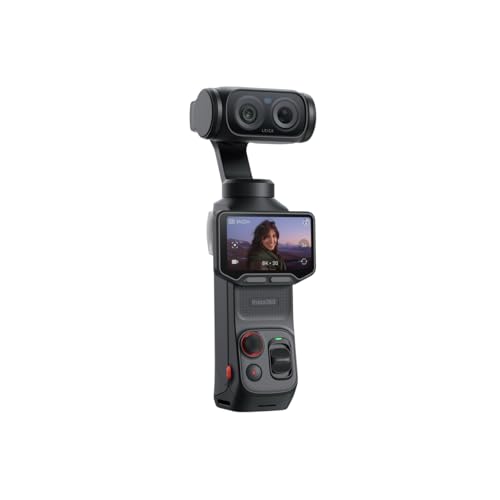 Image of Insta360 Luna Ultra Creator Bundle (Cosmic Black) | 8K Pocket Gimbal Camera with Dual Leica Lenses, 1 inch CMOS Sensor, 12x Zoom, Detachable OLED Touchscreen, Mic Pro, Battery Handle & Wide-Angle Lens