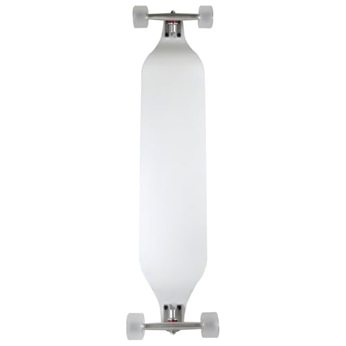 Moose Drop Down Longboard Complete (White) with Paris Trucks, Bigfoot Wheels