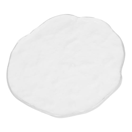 Amosfun Sottobicchiere in Vetro Spesso per Tazza da Tè Tappetino da e Resistente al Calore Mat per Bevande Ristorante e Uso