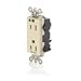 Leviton M1626-HGW WH REC DUP HG DEC Slim 15A125V