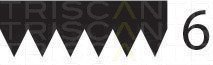 TRISCAN 8640 600684sf Cinghia servizi nero