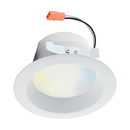 Lighting Satco S11259 Starfish 4 Inch Retrofit WiFi Smart LED Recessed Downlight, Works with Siri, Alexa, Google Assistant, SmartThings, Tunable White, 700 Lumens SmartThings Compatible