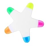 Healeved Mehrfarbiger Fluoreszierender Textmarker Klein Sternförmiger Graffiti Marker Tragbarer...