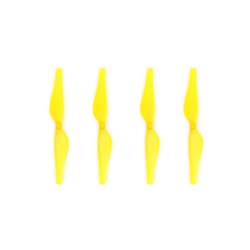 Hélices Drone EDU et Mini : pack de 2 paires d'accessoires de rechange CCW CW légers couleur jaune