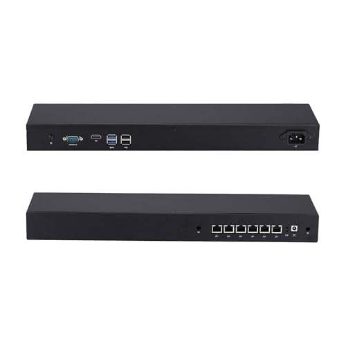 Image of Qotom 1U Rackmount Firewall Router 6 Intel i210 LAN Core i3-7100U Barebone
