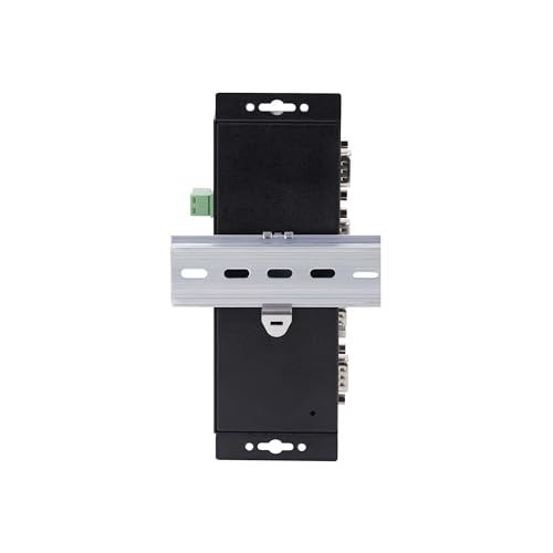 Image of StarTech.com 4-Port Serial to Ethernet Adapter, IP Serial Device Server for Remote RS232 Devices, Wall /DIN Rail, LAN to DB9, TAA