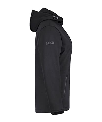 JAKO Herren Softshelljacke Premium, Schwarz, M