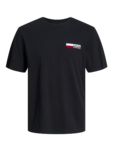 JACK & JONES Erkek JJECORP LOGO TEE PLAY O-NECK NOOS Tişört, Siyah, L EU