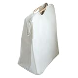 ELAYARD Cesta Ropa Sucia Plegable de Tela Tamaño Grande Color Beige Claro Cesta de Lavandería Doméstica Ligera y Portátil Organizador Adecuado para Dormitorio y Uso Diario