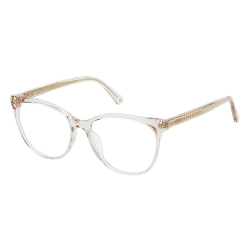 NINA RICCI VNR342 Gafas, Transparent Honey, 53 para Mujer