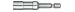 Produktbild Wiha Bithalter Klemmung über Sprengring 1/4" (01910) 57 mm