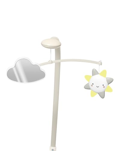 Image of Skip Hop Baby Changing Pad Nursery Style Wipe-Clean Contoured with Cushioned Foam, Non-Skid Base, Built-in Safety Belt & Tuck-Away Toy Bar Fits Standard Changing Tables, Oat