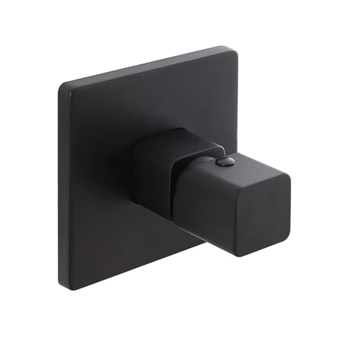 Miscelatore Per La Doccia Serie Lotus Da 11 Cm In Ottone Color Nero Opaco Con Leva Zero Monocomando Quadrata E Installazione Con Corpo Ad Incasso