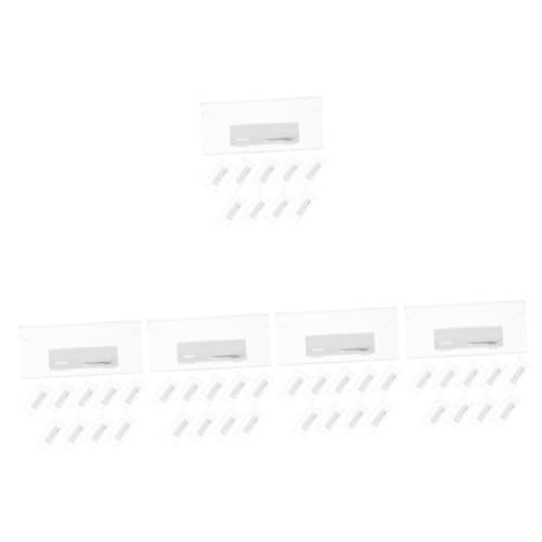 Porte-étiquettes d'hôtel transparents VILLCASE et supports rigides pour badge