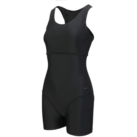 Slazenger Womens Boyleg Swimsuit in Black Cover