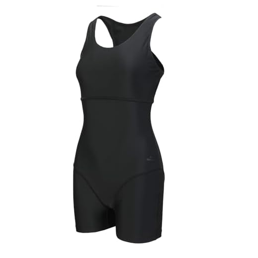 PANOZON Damen Bikini Bademode Retro mit Bein Hotpants hohe Taillen Badeanzug(M,Schwarz) 3 Slazenger Boyleg-Badeanzug für Damen , Größen S, M, L, XL, 2XL, 3XL, 4XL, 5XL, 6XL S Schwarz