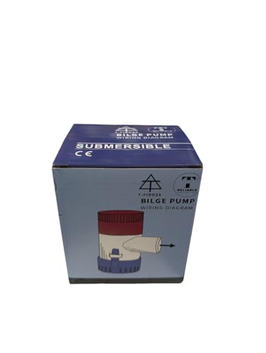 Image of 1100 GPH Submersible Bilge Pump, 12V DC Electric, Marine Boat Plumbing, 3-5M HEAD VERTICAL. 15-22 HEAD HORIZONTAL