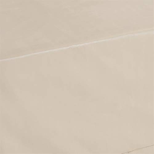 Pemberly Row 2-Piece Vinyl Outdoor Loveseat Cover Set in Tan